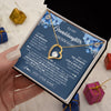 Forever Love Necklace 18K Yellow Gold Finish | 2 | Personalized To My Granddaughter Necklace From Grandpa Proud Of You Birthday Gifts For Granddaughter Jewelry Gifts Christmas Custom Gift Box Message Card | https://siriusteestore.