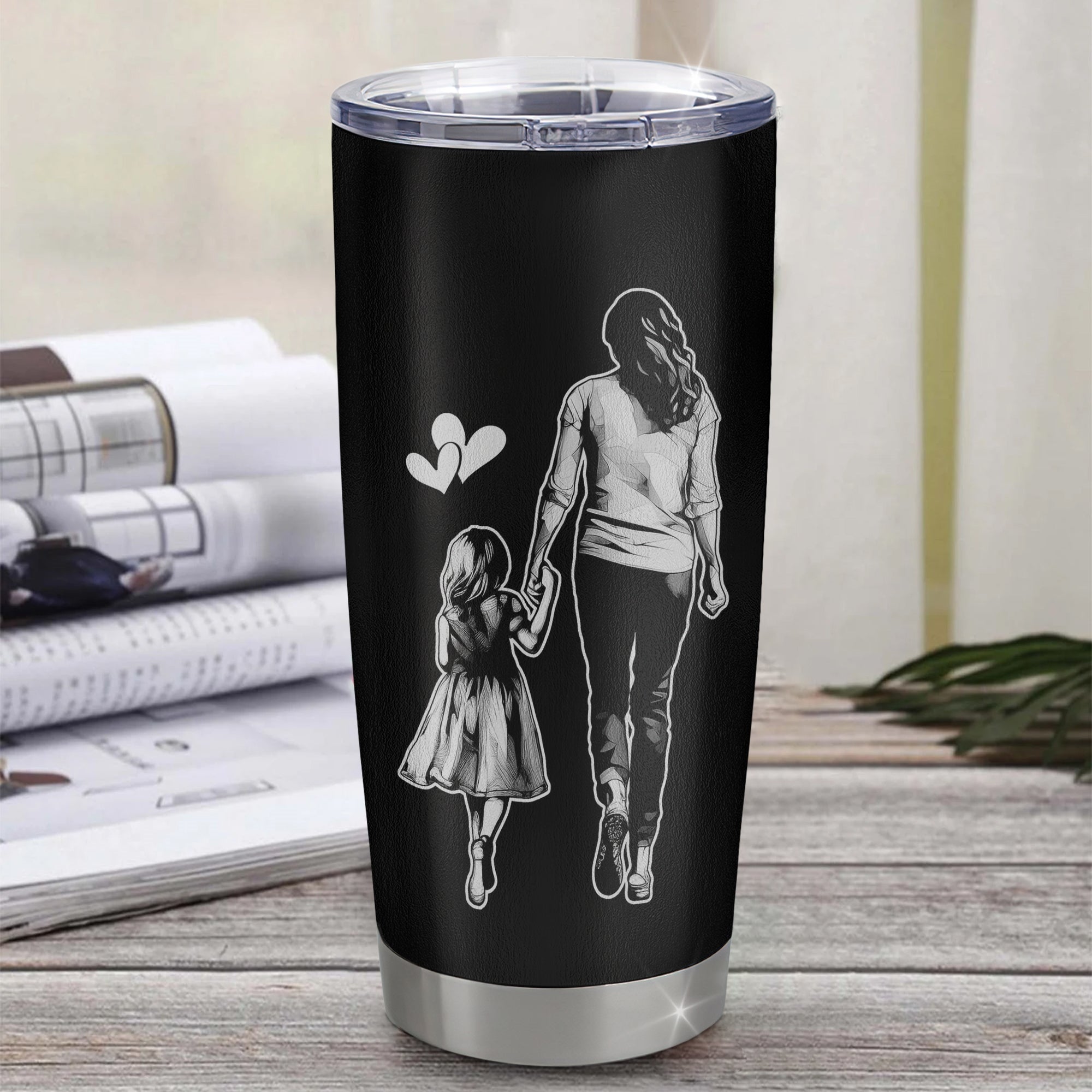 Personalized To My Granddaughter Tumbler From Grandma Gigi Stainless Steel Cup Whenever You Feel Overwhelmed Granddaughter Birthday Christmas Travel Mug | siriusteestore