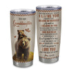 Personalized To My Granddaughter Tumbler From Grandma Grandpa Stainless Steel Cup This Old Bear Love You Granddaughter Birthday Gifts Christmas Custom Travel Mug | siriusteestore