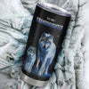 Personalized To My Granddaughter Tumbler From Grandma Stainless Steel Cup Whenever You Feel Wolf Granddaughter Birthday Gifts Graduation Christmas Custom Travel Mug | siriusteestore