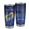 Personalized To My Granddaughter Tumbler From Grandma Stainless Steel Cup Wherever Your Journey Granddaughter Birthday Gifts Graduation Christmas Custom Travel Mug | siriusteestore
