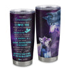 Personalized To My Granddaughter Tumbler From Grandma Stainless Steel Cup Wolf Moon My Love For You Is Forever Granddaughter Birthday Gifts Christmas Custom Travel Mug | siriusteestore