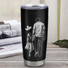 Personalized To My Granddaughter Tumbler From Papa Grandpa Stainless Steel Cup Whenever You Feel Overwhelmed Granddaughter Birthday Christmas Travel Mug | siriusteestore