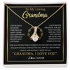 Alluring Beauty Necklace 18K Yellow Gold Finish | 1 | Personalized To My Grandma Gifts Necklace From Granddaughter Grandson Grateful Thank You Birthday Gifts Mothers Day Christmas Jewelry Gift Box Message Card | siriusteestore
