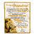 Personalized To My Grandson Blanket From Papa Grandpa Lion Never Feel That You Are Alone Great Grandson Birthday Christmas Bed Quilt Fleece Throw Blanket | siriusteestore