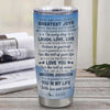 Personalized To My Grandson Eagle Tumbler From Grandma Stainless Steel Cup Never Forget That I Love You Grandson Gift Birthday Graduation Christmas Travel Mug | siriusteestore