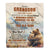 Personalized To My Grandson Gifts Blanket From Grandma Papa Whenever Bear Unique Birthday Gifts For Grandson Graduation Christmas Custom Fleece Throw Blanket | siriusteestore