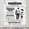 Personalized To My Grandson Gifts Blanket From Grandpa Papa Whenever Man Unique Birthday Gifts For Grandson Graduation Christmas Custom Fleece Throw Blanket | siriusteestore