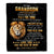 Personalized To My Grandson Gifts From Grandpa Grandfather Blanket Old Lion Love You Grandson Birthday Gifts Graduation Christmas Customized Fleece Blanket | siriusteestore