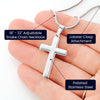 Stainless Cross Necklace Stainless Steel | 4 | Personalized To My Grandson Gifts Necklace From Grandma Papa Whenever Eagle Unique Birthday Gifts For Grandson Christmas Custom Keepsake Gift Box Message Card | https://siriusteestore.