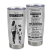 Personalized To My Grandson Gifts Tumbler From Grandma Nana Whenever Woman Unique Birthday Gifts For Grandson Graduation Christmas Custom Stainless Steel Cup Travel Mug | siriusteestore