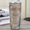 Personalized To My Grandson Gifts Tumbler From Grandma Papa Whenever Bear Unique Birthday Gifts For Grandson Graduation Christmas Custom Stainless Steel Cup Travel Mug | siriusteestore