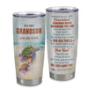 Personalized To My Grandson Gifts Tumbler From Grandma Papa Whenever Turtle Unique Birthday Gifts For Grandson Graduation Christmas Custom Stainless Steel Cup Mug | siriusteestore