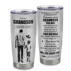 Personalized To My Grandson Gifts Tumbler From Grandpa Papa Whenever Man Unique Birthday Gifts For Grandson Graduation Christmas Custom Stainless Steel Cup Travel Mug | siriusteestore