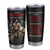 Personalized To My Grandson Tumbler From Grandpa Grandma For Men Warrior Knight Templar I Am The Storm Grandson Birthday Christmas Custom Stainless Steel Mug | siriusteestore