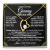 Forever Love Necklace 18K Yellow Gold Finish | 1 | Personalized To My Granny Necklace Gifts Meaningful Gift To Granny From Granddaughter Without You There Is No Me Mothers Day Birthday Gift Box Message Card | https://siriusteestore.