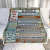 Personalized To My Husband Gifts From Wife Blanket Wood Sometimes Birthday Gifts For Husband Fathers Day Anniversary Wedding Gift Christmas Fleece Blanket | siriusteestore