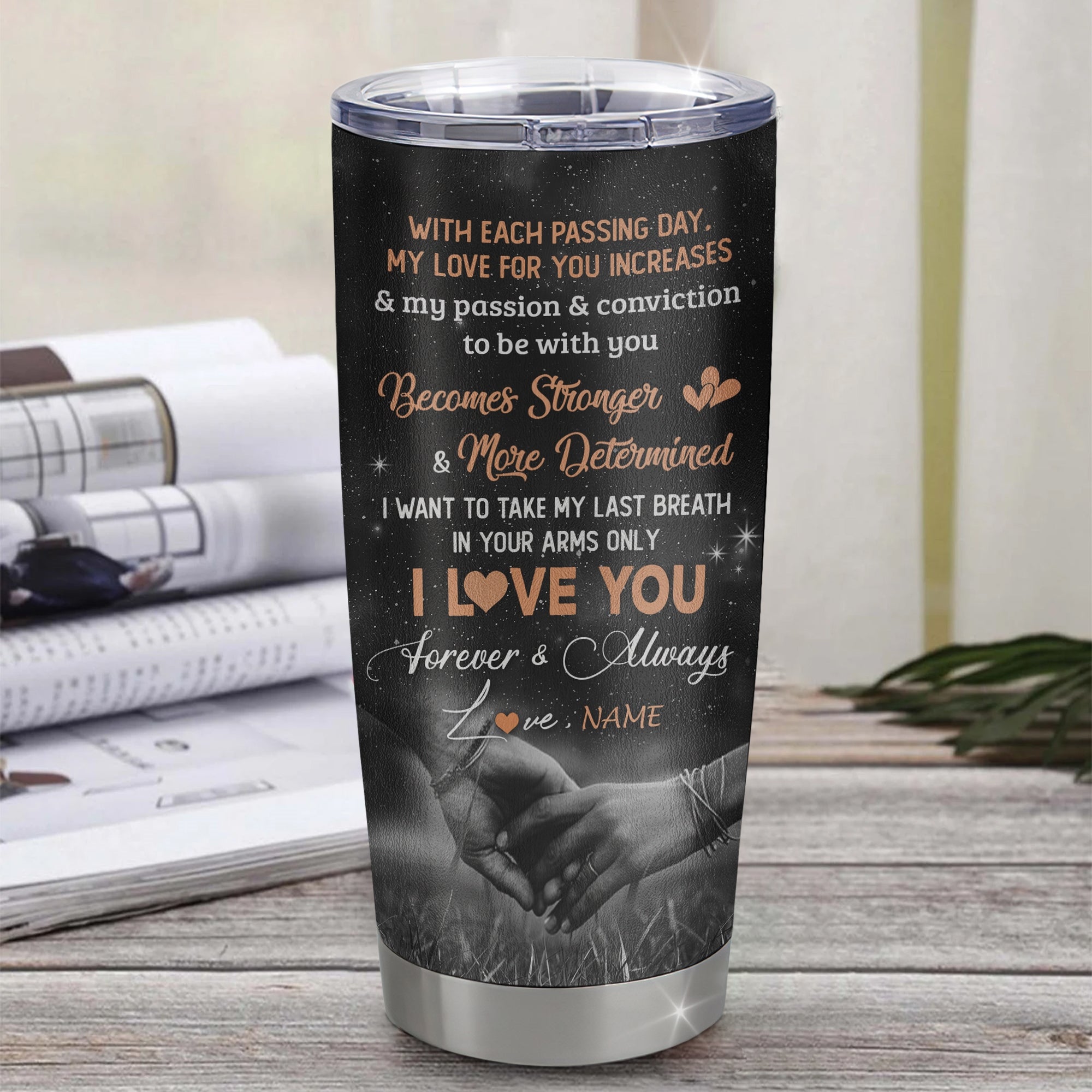 Personalized To My Husband Tumbler From Wife I'd Find You Sooner Love You Longer Husband Gift Anniversary Wedding Valentines Day Christmas Custom Travel Mug | siriusteestore