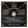 Love Knot Necklace 18K Yellow Gold Finish | 1 | Personalized To My Lala Necklace Gifts Meaningful Gift To Lala From Granddaughter Without You There Is No Me Mothers Day Birthday Custom Gift Box Message Card | https://siriusteestore.