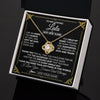 Love Knot Necklace 18K Yellow Gold Finish | 2 | Personalized To My Lala Necklace Gifts Meaningful Gift To Lala From Granddaughter Without You There Is No Me Mothers Day Birthday Custom Gift Box Message Card | https://siriusteestore.