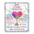 Personalized To My Lolly Gifts From Granddaughter Grandson Hugged Blanket Birthday Gifts For Lolly Mothers Day Thanksgiving Christmas Custom Fleece Blanket | siriusteestore