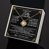 Love Knot Necklace 18K Yellow Gold Finish | 2 | Personalized To My Lolly Necklace Gifts Meaningful Gift To Lolly From Granddaughter Without You There Is No Me Mothers Day Birthday Gift Box Message Card | https://siriusteestore.