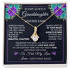 Alluring Beauty Necklace 18K Yellow Gold Finish | 1 | Personalized To My Lovely Granddaughter Necklace Gift From Granparents Feel My Love Granddaughter Birthday Gift Mother's Day Christmas Gift Box Message Card | siriusteestore.myshopify