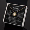 Love Knot Necklace 18K Yellow Gold Finish | 2 | Personalized To My Loving Auntie Necklace From Niece You've Help My Hand Auntie Gift From Nephew Auntie Birthday Gifts Mothers Day Custom Gift Box Message Card | siriusteestore.myshopify