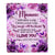 Personalized To My Mamaw Gifts Blanket From Granddaughter Grandson Purple Floral Birthday Gifts For Mamaw Mothers Day Christmas Custom Fleece Throw  Blanket | siriusteestore