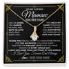 Alluring Beauty Necklace 18K Yellow Gold Finish | 1 | Personalized To My Mamaw Necklace Gifts Meaningful Gift To Mamaw From Granddaughter Without You There Is No Me Mothers Day Birthday Gift Box Message Card | https://siriusteestore.