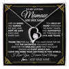 Forever Love Necklace 14K White Gold Finish | 1 | Personalized To My Mamaw Necklace Gifts Meaningful Gift To Mamaw From Granddaughter Without You There Is No Me Mothers Day Birthday Gift Box Message Card | https://siriusteestore.