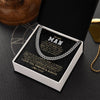 Cuban Link Chain Necklace Stainless Steel | 2 | Personalized To My Man Necklace The Instant Our Paths Crossed Boyfriend Fiancé Husband Valentines Day Birthday Christmas Customized Gift Box Message Card | siriusteestore