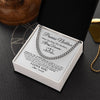 Cuban Link Chain Necklace Stainless Steel | 2 | Personalized To My Man Promise Cuban Chain Necklace I Love You Gift Ideas For Boyfriend Birthday Anniversary Day Christmas Customized Gift Box Message Card | siriusteestore
