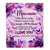 Personalized To My Mawmaw Gifts Blanket From Granddaughter Grandson Purple Floral Birthday Gifts For Mawmaw Mothers Day Christmas Custom Fleece Throw Blanket | siriusteestore