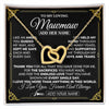 Interlocking Hearts Necklace 18K Yellow Gold Finish | 1 | Personalized To My Mawmaw Necklace Gifts Meaningful Gift To Mawmaw From Granddaughter Without You There Is No Me Mothers Day Birthday Gift Box Message Card | https://siriusteestore.