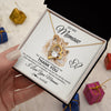 Forever Love Necklace 18K Yellow Gold Finish | 2 | Personalized To My Memaw Necklace From Granddaughter Thank You Lion Memaw Gift For Mothers Day Birthday Gift Christmas For Memaw Gift Box Message Card | siriusteestore