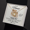 Love Knot Necklace 18K Yellow Gold Finish | 2 | Personalized To My Memaw Necklace From Granddaughter Thank You Lion Memaw Gift For Mothers Day Birthday Gift Christmas For Memaw Gift Box Message Card | siriusteestore