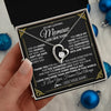 Forever Love Necklace 14K White Gold Finish | 2 | Personalized To My Memaw Necklace Gifts Meaningful Gift To Memaw From Granddaughter Without You There Is No Me Mothers Day Birthday Gift Box Message Card | https://siriusteestore.