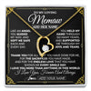 Forever Love Necklace 18K Yellow Gold Finish | 1 | Personalized To My Memaw Necklace Gifts Meaningful Gift To Memaw From Granddaughter Without You There Is No Me Mothers Day Birthday Gift Box Message Card | https://siriusteestore.