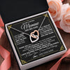 Interlocking Hearts Necklace Stainless Steel & Rose Gold Finish | 2 | Personalized To My Memaw Necklace Gifts Meaningful Gift To Memaw From Granddaughter Without You There Is No Me Mothers Day Birthday Gift Box Message Card | https://siriusteestore.