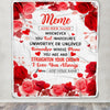 Personalized To My Meme Gifts From Granddaughter Grandson Blanket Rose Flower Anniversary Birthday Gifts Meme Mothers Day Christmas Custom Fleece Throw Blanket | siriusteestore