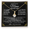 Alluring Beauty Necklace 18K Yellow Gold Finish | 1 | Personalized To My Meme Necklace Gifts Meaningful Gift To Meme From Granddaughter Without You There Is No Me Mothers Day Birthday Custom Gift Box Message Card | https://siriusteestore.