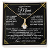 Alluring Beauty Necklace 18K Yellow Gold Finish | 1 | Personalized To My Mimi Necklace Gifts Meaningful Gift To Mimi From Granddaughter Without You There Is No Me Mothers Day Birthday Custom Gift Box Message Card | https://siriusteestore.