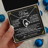 Forever Love Necklace 14K White Gold Finish | 2 | Personalized To My Mimi Necklace Gifts Meaningful Gift To Mimi From Granddaughter Without You There Is No Me Mothers Day Birthday Custom Gift Box Message Card | https://siriusteestore.