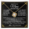 Love Knot Necklace 18K Yellow Gold Finish | 1 | Personalized To My Mimi Necklace Gifts Meaningful Gift To Mimi From Granddaughter Without You There Is No Me Mothers Day Birthday Custom Gift Box Message Card | https://siriusteestore.