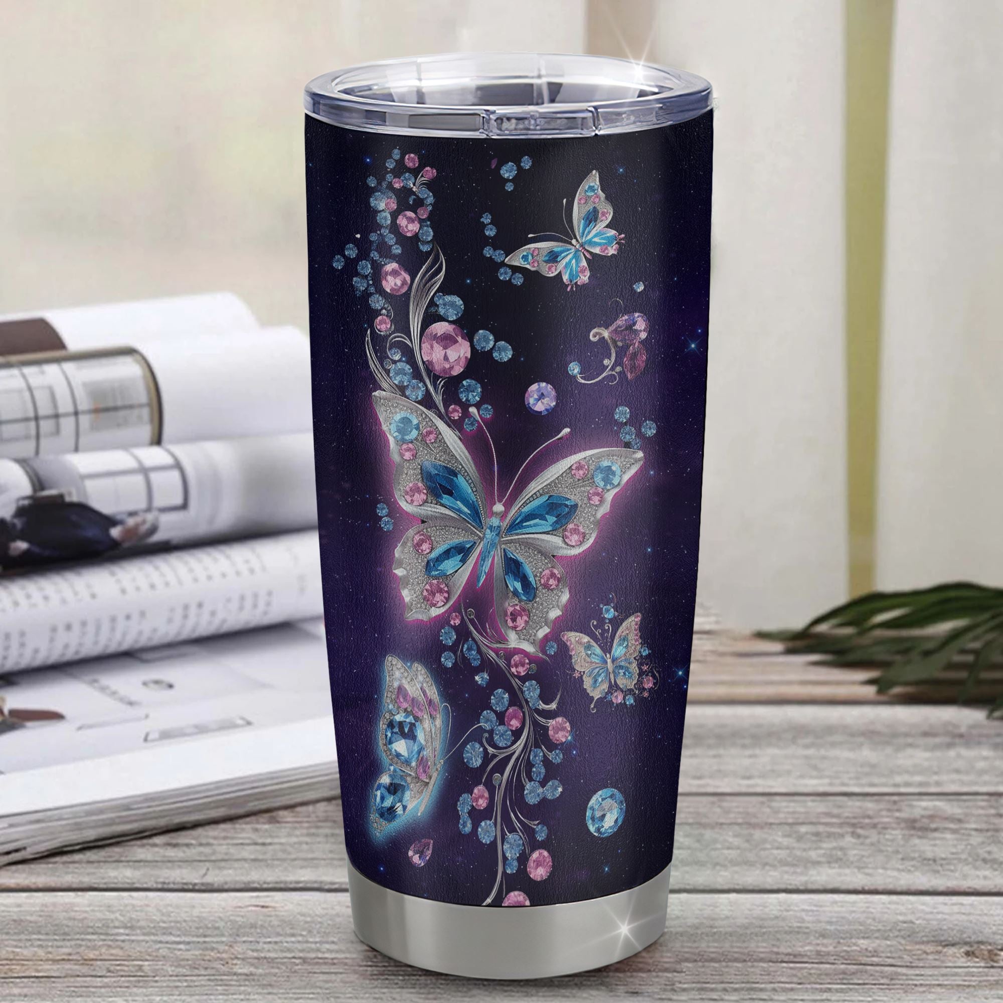 Personalized To My Mimi Tumbler From Grandkids Granddaughter Butterfly Thank You For Your Love Mimi Gift Birthday Mothers Day Christmas Custom Travel Mug | siriusteestore