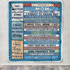 Personalized To My Mom Blanket From Daughter Son Wood I Love You Thank You Mom Birthday Mothers Day Thanksgiving Christmas Customized Gift Fleece Blanket | siriusteestore