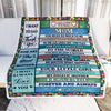 Personalized To My Mom Blanket From Daughter Wood Thank You My Angelic Mother Birthday Mothers Day Thanksgiving Christmas Customized Gift Fleece Blanket | siriusteestore