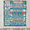 Personalized To My Mom Blanket From Daughter Wood Thank You My Angelic Mother Birthday Mothers Day Thanksgiving Christmas Customized Gift Fleece Blanket | siriusteestore