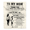 Personalized To My Mom Blanket From Son For All The Times That I Forgot To Thank You Mom Birthday Mothers Day Christmas Customized Fleece Blanket | siriusteestore